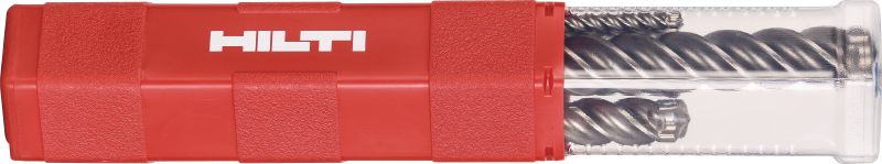 Image 2 of 9: TE-CX (SDS Plus) 公制電鎚鑽鑽頭套裝 終極 SDS plus (TE-CX) 電鎚鑽鑽頭組，含 4 面碳化鎢刀刃