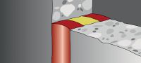 CP 601s 防火矽密封膠 可在防火接縫和管道貫穿中提供最大流動性的矽密封膠 應用 1