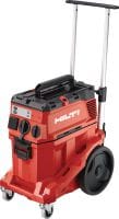 Slide 1 of 4 (selected): VC 40L-X L-Class dust extractor Powerful dust extractor with large container and push-bar for connection with power tools and jobsite clean ups (wet & dry), 30l tank
