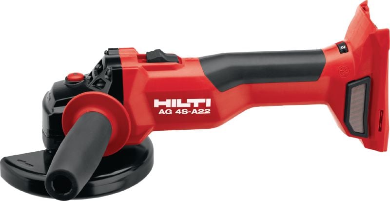 Image 1 of 13: AG 4S-A22 (100) Cordless angle grinder 22V cordless angle grinder with electronic speed control and brushless motor for everyday cutting and grinding with discs up to 100 mm