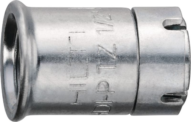 Image 2 of 5: HDI-P TZ Drop-in anchor Ultimate-performance short drop in anchor for shallow embedments in cracked/uncracked concrete and seismic applications