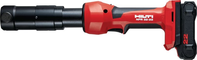 Image 2 of 3: NPR 32-22 壓管工具 多用途和舒適的充電式直連式壓合工具，與可互換的 32 kN 壓合爪和壓環相容 (Nuron 電池充電座)