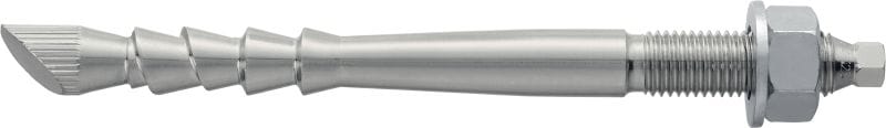 Image 1 of 2: HAS-TZ 錨桿 終極性能錨桿，適合開裂混凝土中的化學黏合錨固膠 (碳鋼)
