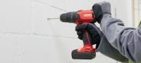 Go to slide 2 of 4: SF 2H-A12 Cordless hammer drill driver Subcompact-class 12V brushless hammer drill driver for when you need access, low weight and high control Applications 1