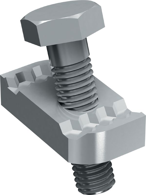 MT-S-RS 加強桿 預組裝連接件，適用於在螺桿周圍緊固支撐溝槽，以提供抗震加固