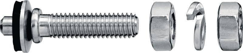 X-BT-ER 螺紋螺栓 (公制) 高度腐蝕性環境中適用於鋼材連接件的螺紋鋼釘