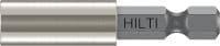 S-BH (M) 磁性鑽頭套筒 標準效能的附磁鐵鑽頭套筒，可搭配一般電動起子使用