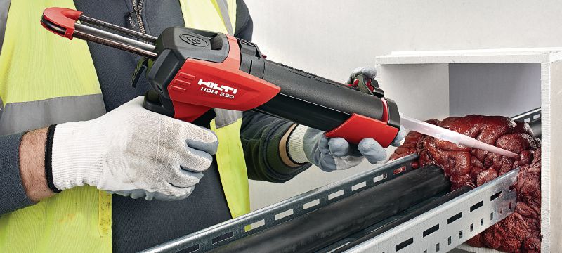 Image 3 of 6: CP 660 Flexible firestop foam Easy-to-install flexible firestop foam to help create a fire and smoke barrier around for cable and mixed penetrations Applications 1