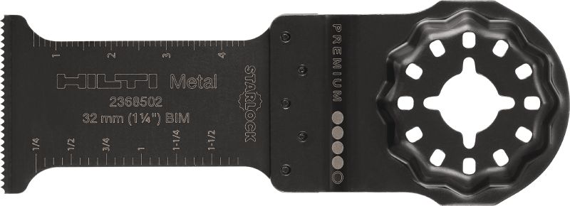 Image 1 of 1: Multitool metal plunge cut blade BiM metal plunge cutting blade for the oscillating multitool, for plunge cuts in thin metal and aluminum