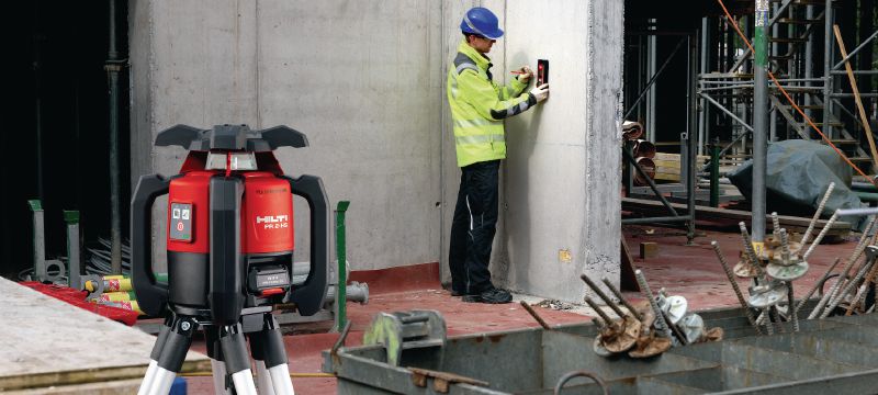 Image 6 of 7: PR 2-HS A12 Outdoor rotating laser level Robust outdoor rotary laser level for horizontal leveling Applications 1