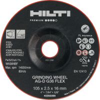 SP Flexible grinding wheel Premium flexible abrasive grinding wheel for faster, more comfortable rough to fine grinding of carbon/stainless steel and aluminum