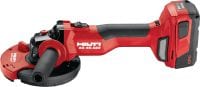 Go to slide 4 of 13: AG 4S-A22 (100) Cordless angle grinder 22V cordless angle grinder with electronic speed control and brushless motor for everyday cutting and grinding with discs up to 100 mm