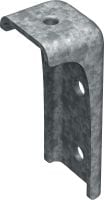 MT-C-T A OC 角托架 適用於組裝 T 型支撐槽鋼的可調節角托架，適用於低污染室外環境