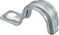 FB Conduit clip Fire-resistant conduit clip for fastening electrical conduits, pipes, and cables to concrete, masonry, and sheet metal