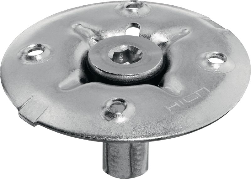X-FCM-R 格柵緊固盤 (不銹鋼) 不鏽鋼格柵緊固零件盤，適合搭配螺紋螺栓，固定在高度腐蝕環境中的地板格柵