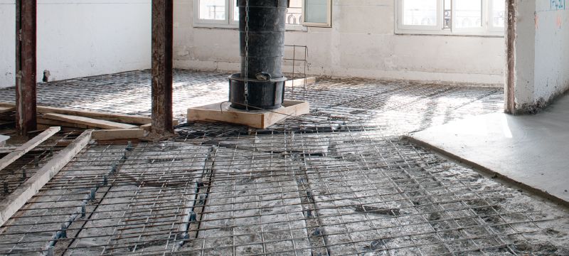 Image 16 of 17: X-HVB 剪力釘 適用於複合梁結構的剪力鋼釘 應用 1