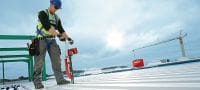 Go to slide 4 of 4: S-MD/MS M Self-drilling decking sidelap screws for SDT 9 Collated self-drilling screws for use with the SDT 9 stand-up handle for sidelap and frame fastening in decking Applications 3
