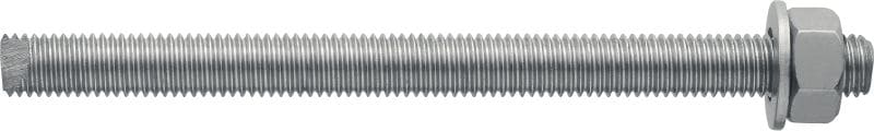Image 1 of 5: HAS-T-R2 Standard anchor rod for use with capsules (stainless steel)
