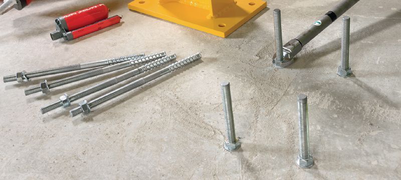 Image 8 of 10: HIT-Z Anchor rod Ultimate-performance anchor rod for injectable hybrid anchors (carbon steel) Applications 1