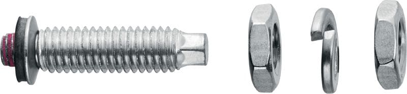 水電連接件 S-BT-ER 高度腐蝕環境中，對鋼材電氣連接的螺紋旋入式螺柱 (不鏽鋼、公制螺紋)