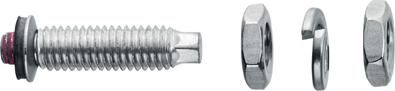 Image 1 of 6: 水電連接件 S-BT-ER 高度腐蝕環境中，對鋼材電氣連接的螺紋旋入式螺柱 (不鏽鋼、公制螺紋)