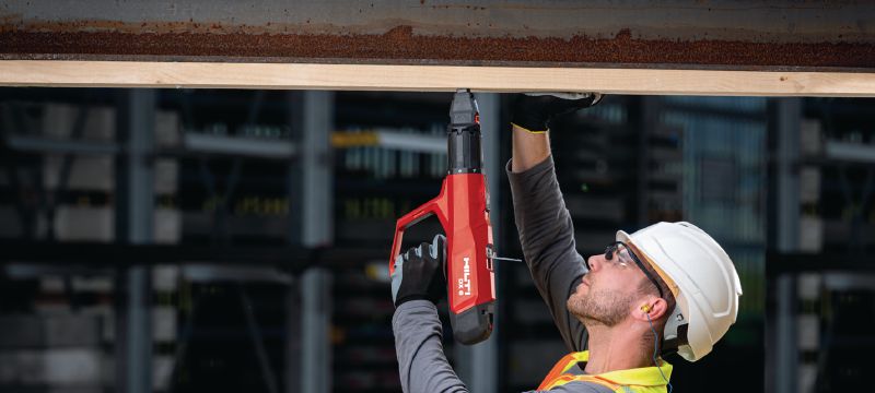 Image 4 of 13: DX 6-F8 Powder-actuated nailer Fully automatic, highly versatile powder-actuated nailer for single fasteners Applications 1