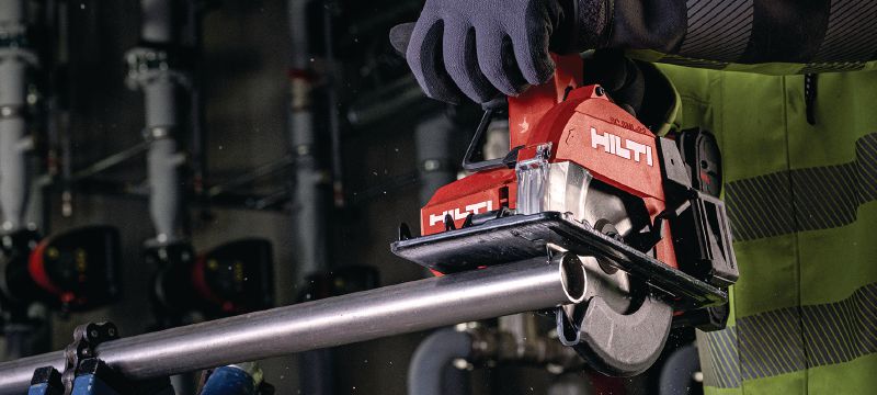 Image 5 of 6: SC 6ML-22 Cordless circular saw for metal Cold-cutting cordless metal saw for extra-fast, precision cutting up to 60 mm│2-3/8” depth (Nuron battery platform) Applications 1