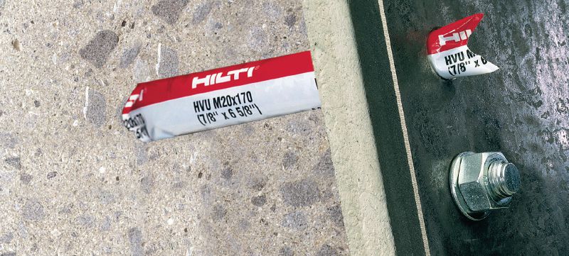 Image 4 of 5: HAS-T-R2 Standard anchor rod for use with capsules (stainless steel) Applications 1
