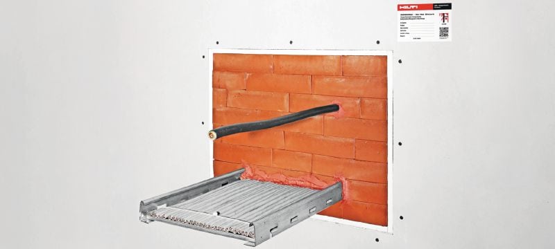CFS-BL 防火磚 預成形的防火磚，適用於密封含電纜的貫穿 應用 1