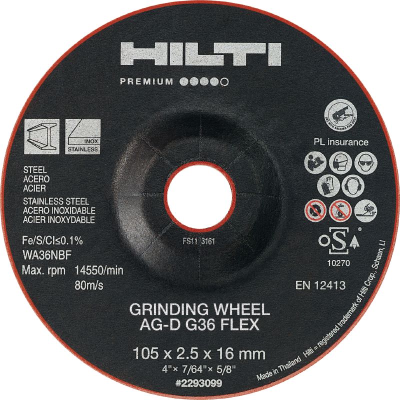 SP Flexible grinding wheel Premium flexible abrasive grinding wheel for faster, more comfortable rough to fine grinding of carbon/stainless steel and aluminum