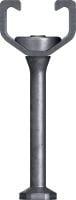 Go to slide 6 of 10: Standard HAC-V Anchor channel Cast-in anchor channels with upgraded load capacity and multiple embedment depths for economical fastening of curtain wall façades
