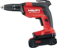 Slide 1 of 7 (selected): SD 5000-22 Cordless drywall screwdriver Cordless drywall screwdriver with powerful Nuron battery for more torque and screws per charge when hanging drywall, wood boards, and exterior sheathing