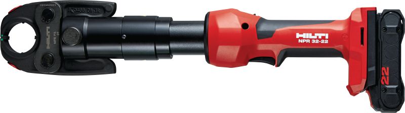 Image 1 of 3: NPR 32-22 壓管工具 多用途和舒適的充電式直連式壓合工具，與可互換的 32 kN 壓合爪和壓環相容 (Nuron 電池充電座)