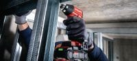 Go to slide 4 of 4: SID 4-22 Cordless impact driver Compact brushless impact driver optimized for more reliable and efficient non-structural fastening in wood and metal (Nuron battery platform) Applications 3