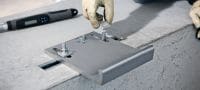 Go to slide 3 of 3: HBC-C Standard T-bolt T-bolts for tension and perpendicular shear loads (2D loads)