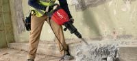 TE 1000-AVR Concrete breaker Versatile breaker for demolishing or chiseling floors and occasional wall applications (with universal power cord) Applications 2