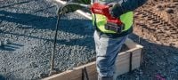 Go to slide 3 of 4: NCV 4-22 cordless concrete vibrator Handheld cordless pencil concrete vibrator with brushless motor for compaction of small pours (Nuron battery platform) Applications 2