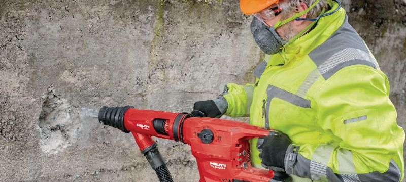 TE 60-A36 Cordless rotary hammer High-performance cordless SDS Max combihammer with Active Vibration Reduction and Active Torque Control for heavy-duty drilling and chiselling in concrete Applications 1