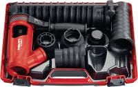 Slide 1 of 6 (selected): TE DRS-Y Dust removal system Dust removal system for concrete drilling and chiseling with Hilti SDS Max (TE-Y) rotary hammers