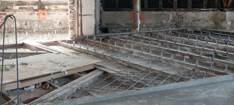 Image 12 of 17: X-HVB 剪力釘 適用於複合梁結構的剪力鋼釘 應用 1