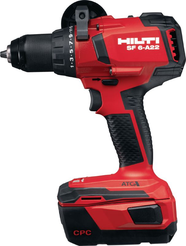 SF 6-A22 (02) Cordless drill driver Power class cordless 22V drill driver with Active Torque Control and electronic clutch for universal use on wood, metal and other materials