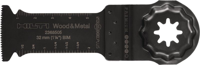 Image 1 of 1: Multitool wood plunge cut blade High carbon steel (HCS) plunge cut blade for the oscillating multitool, for plunge cuts in wood, drywall, and plywood