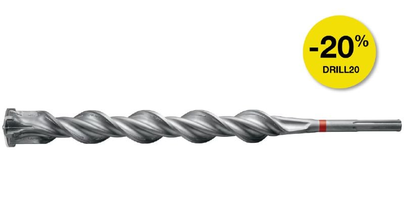 Image 1 of 5: TE-YX (SDS Max) Imperial hammer drill bit Ultimate SDS Max (TE-Y) hammer drill bit for exceptional concrete drilling performance (imperial)