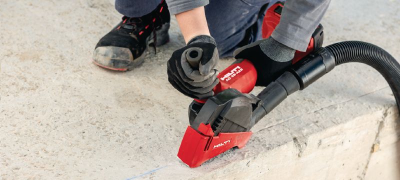 Image 8 of 13: AG 4S-A22 (100) Cordless angle grinder 22V cordless angle grinder with electronic speed control and brushless motor for everyday cutting and grinding with discs up to 100 mm Applications 1