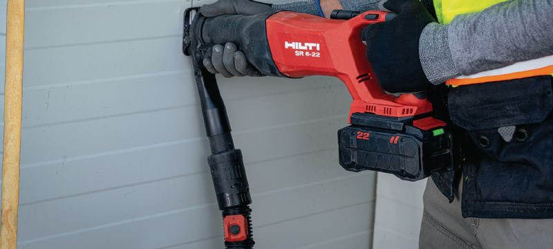Image 5 of 7: SR 6-22 Reciprocating saw Cordless reciprocating saw for heavy-duty demolition and cutting with better comfort and speed (Nuron battery platform) Applications 1