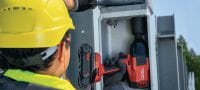 Go to slide 5 of 6: SIW 8-22 ½” Cordless impact wrench Ultimate-class, high-torque cordless impact wrench with 1/2 friction ring anvil for structural bolting and anchoring (Nuron battery platform) Applications 3