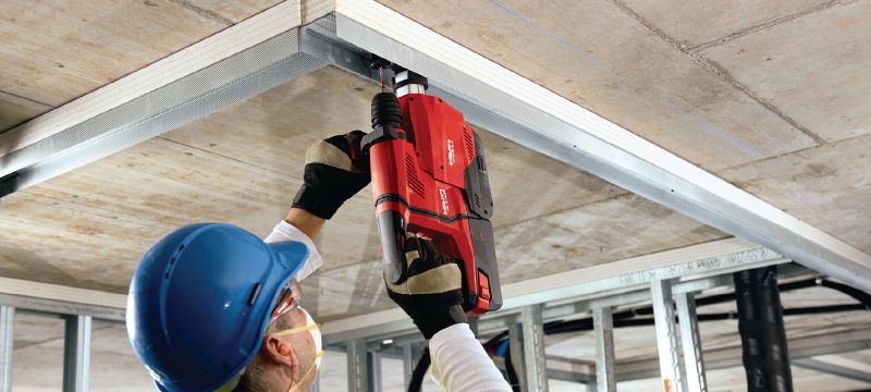 TE 6-A36 Cordless rotary hammer Powerful D-grip 36V cordless rotary hammer with superior concrete drilling and chipping performance Applications 1