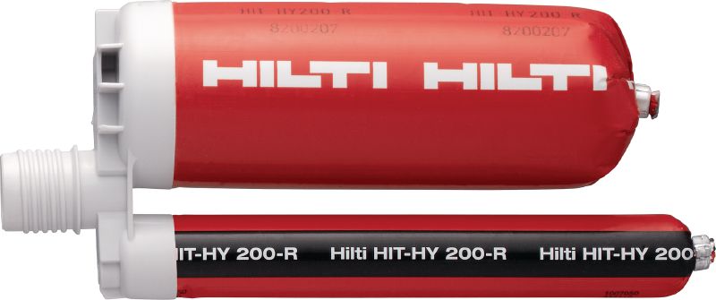 HIT-HY 200-R 化學錨栓 終極性能的注射式化學藥劑，通過認證，適用於植筋及進行重型化學錨固