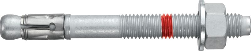 HST3 楔形錨栓 終極性能楔形拉脹安卡錨栓，適合在開裂混凝土中的靜態負載和地震負載使用 (碳鋼)