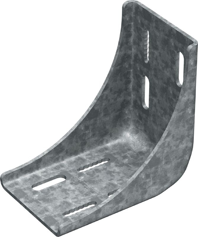 MT-C-GL A OC 角托架 可調式支撐角托架，適合在低污染的室外環境中，適用於需承受 3D 負載的重型 MT 方鋼結構